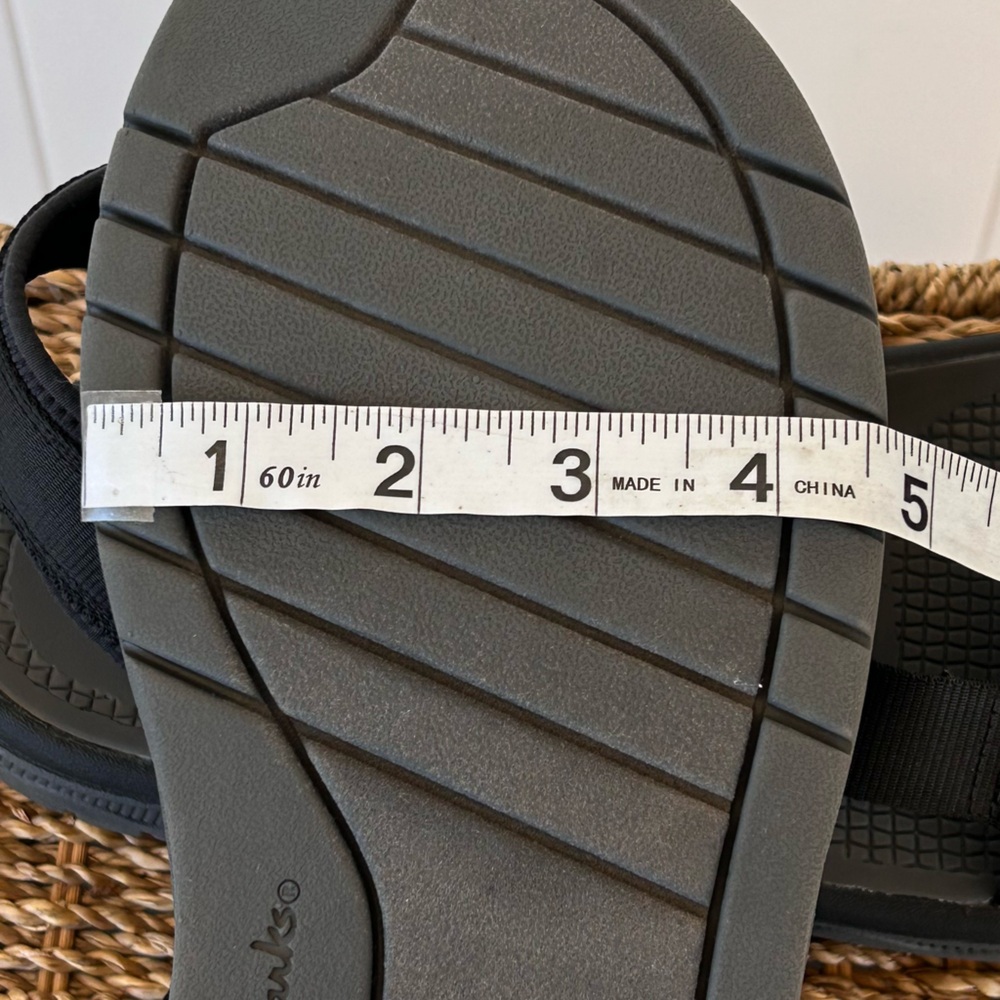 Clarks Cloudsteppers Balta Reef Men’s Sport Sandals Canvas Black Size 10M - Picture 12 of 13